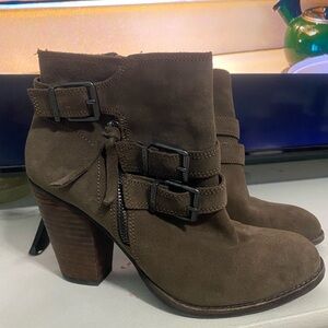 Gianni Bini Dark Brown Ankle Booties